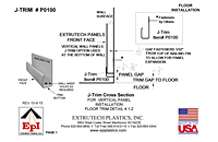 Wall Panel Base and Cap J-Trim - 2